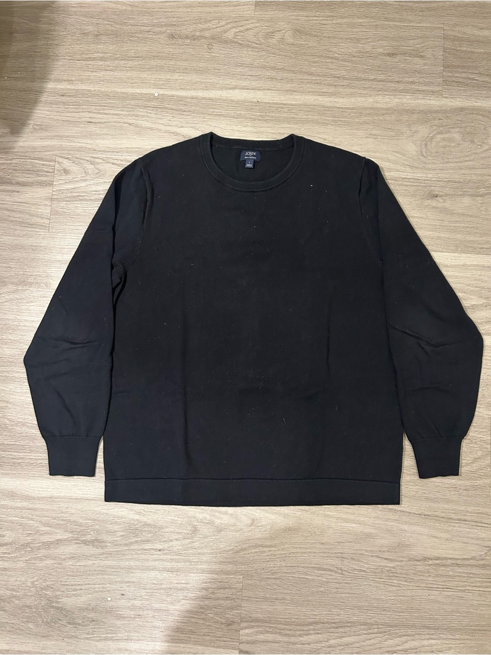 J. Crew Black Crewneck Sweater